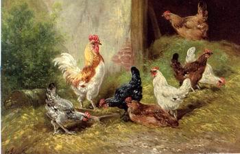 unknow artist Cocks 126 China oil painting art